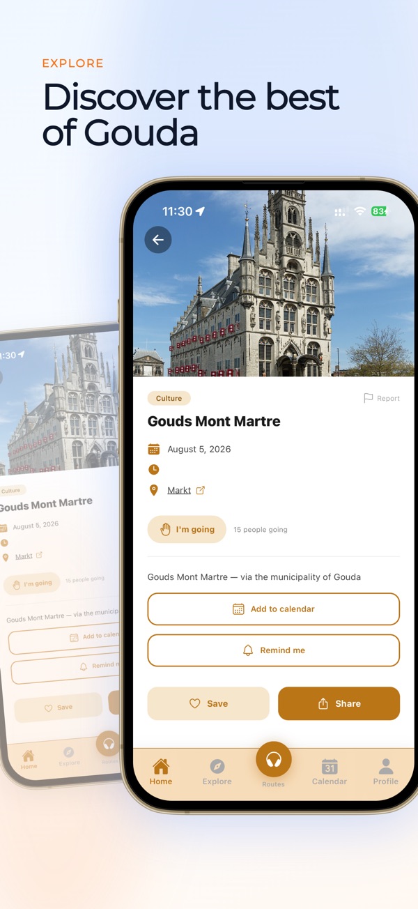 Gouda Now — verkennen op de kaart